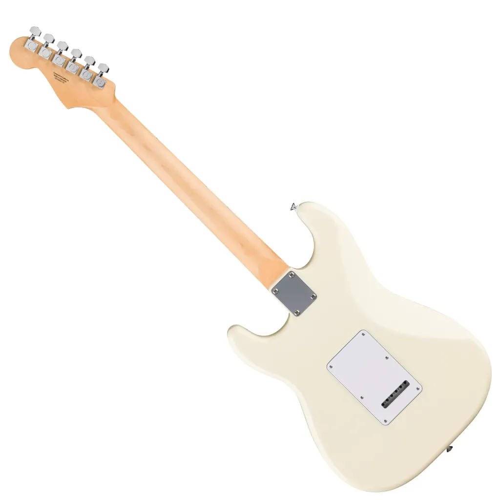 Fender Standard Stratocaster Electric Guitar - Olympic White — view 3