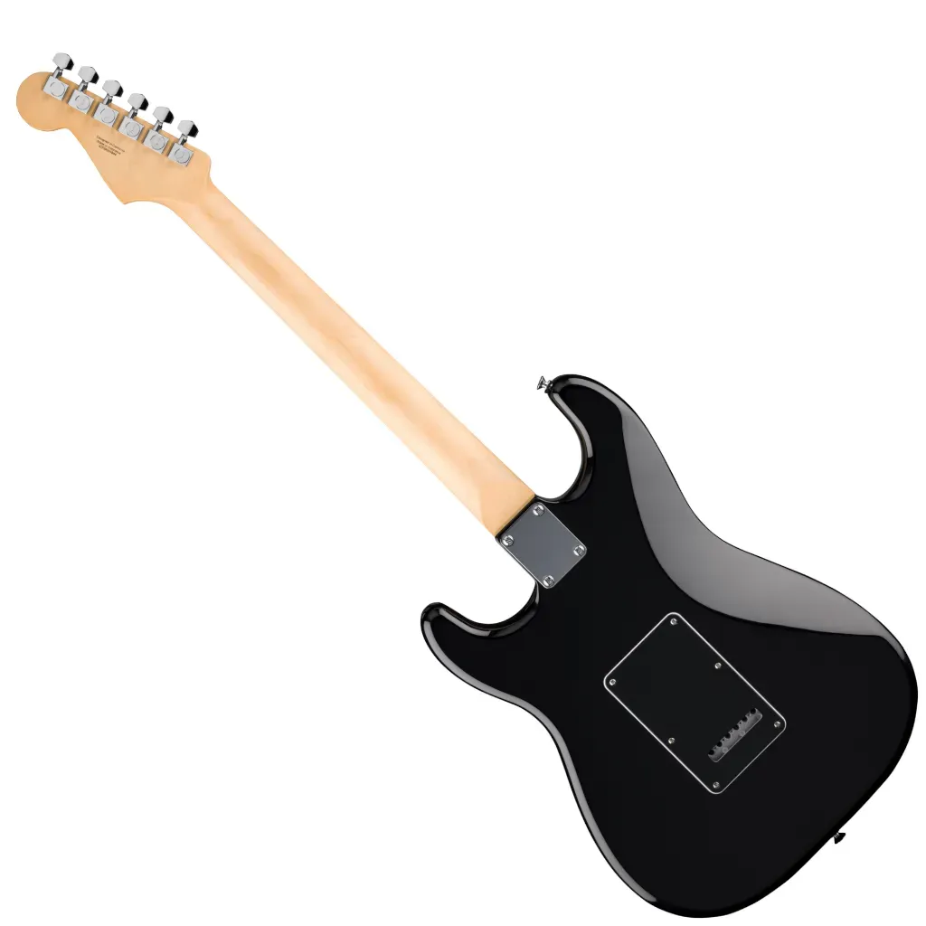 Fender Standard Stratocaster HSS Electric Guitar - Black — view 3