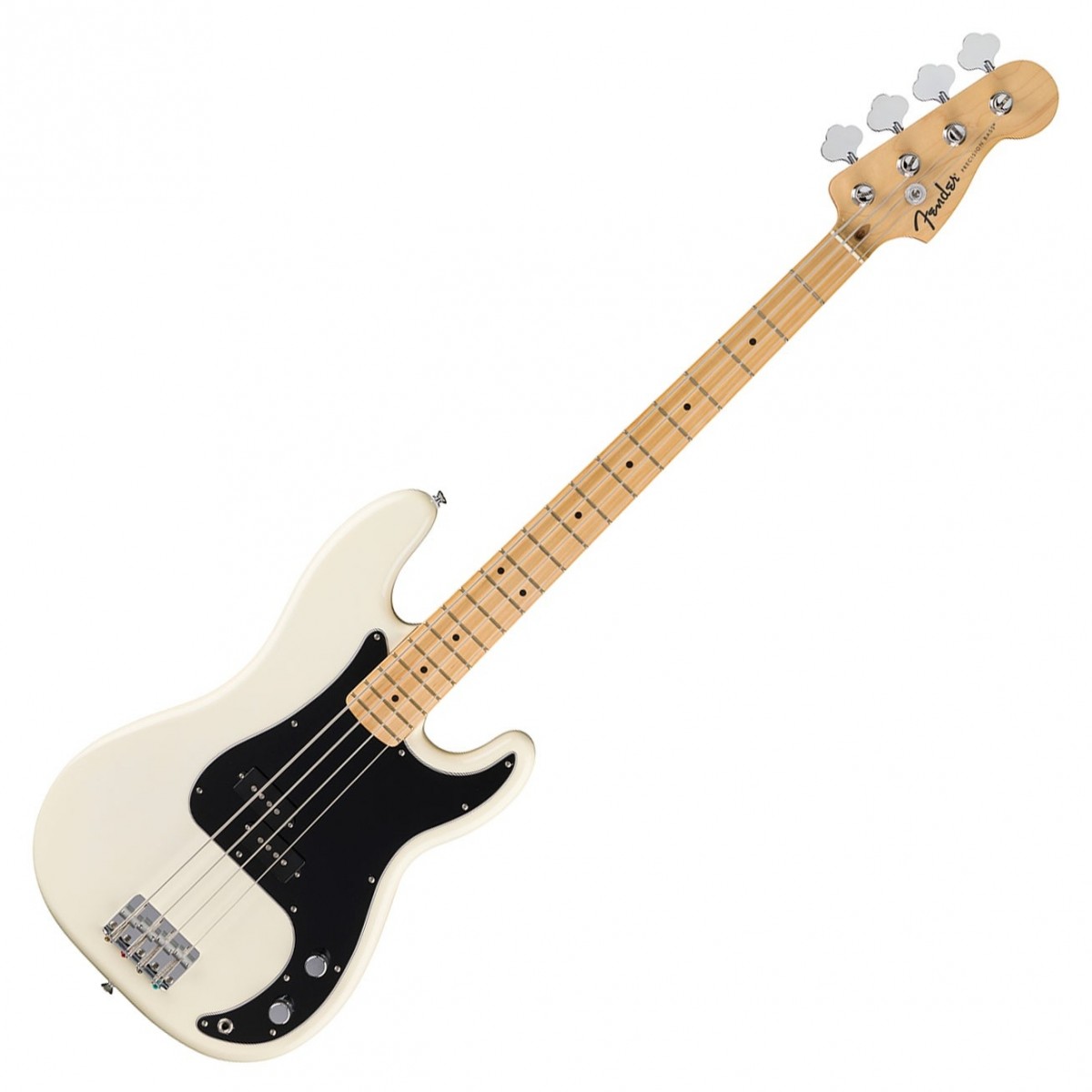 Fender Standard Precision 4-String Bass – Olympic White With Maple Fingerboard — view 2