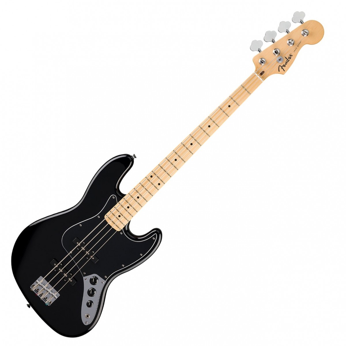 Fender Standard Jazz Bass 4-String – Black with Maple Fingerboard — view 2