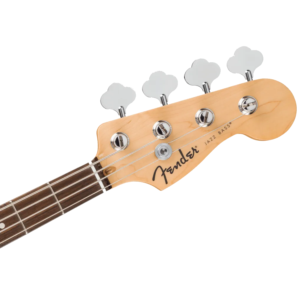 Fender Standard Jazz Bass 4 String – Olympic White with Laurel Fingerboard — view 4