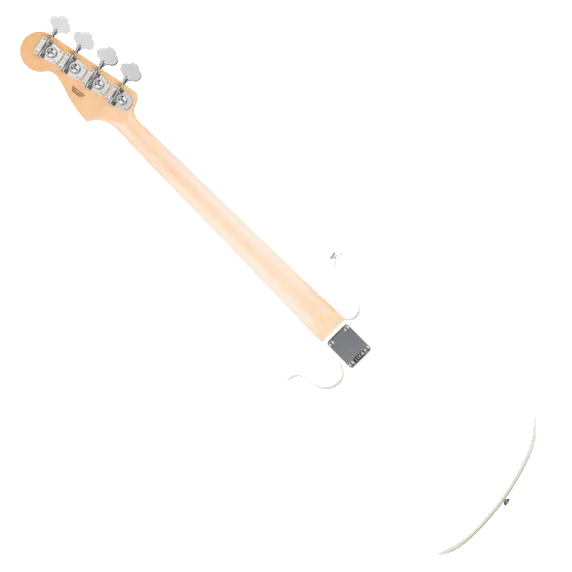 Fender Standard Jazz Bass 4 String – Olympic White with Laurel Fingerboard — view 5