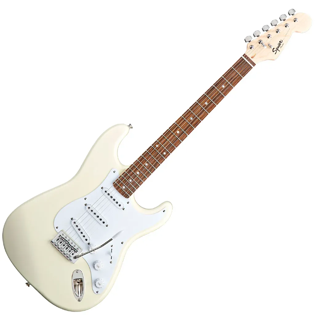 Fender Squier Bullet Stratocaster With Trem in Arctic White - Electric Guitar — view 2