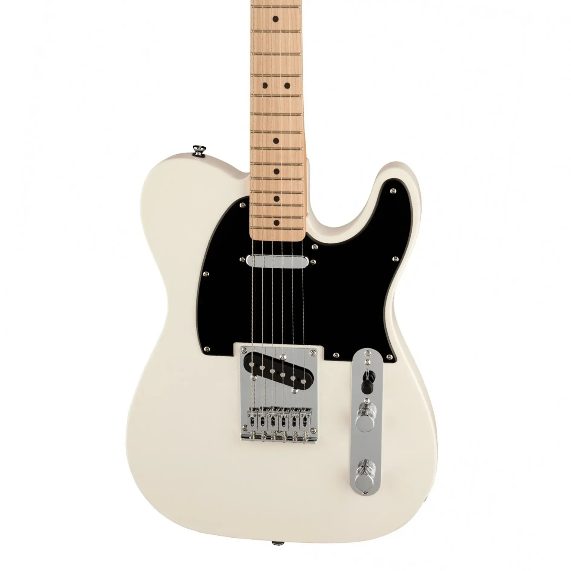 Fender Squier FSR Bullet Telecaster Maple Fingerboard, Black Pickguard - Olympic White — view 1