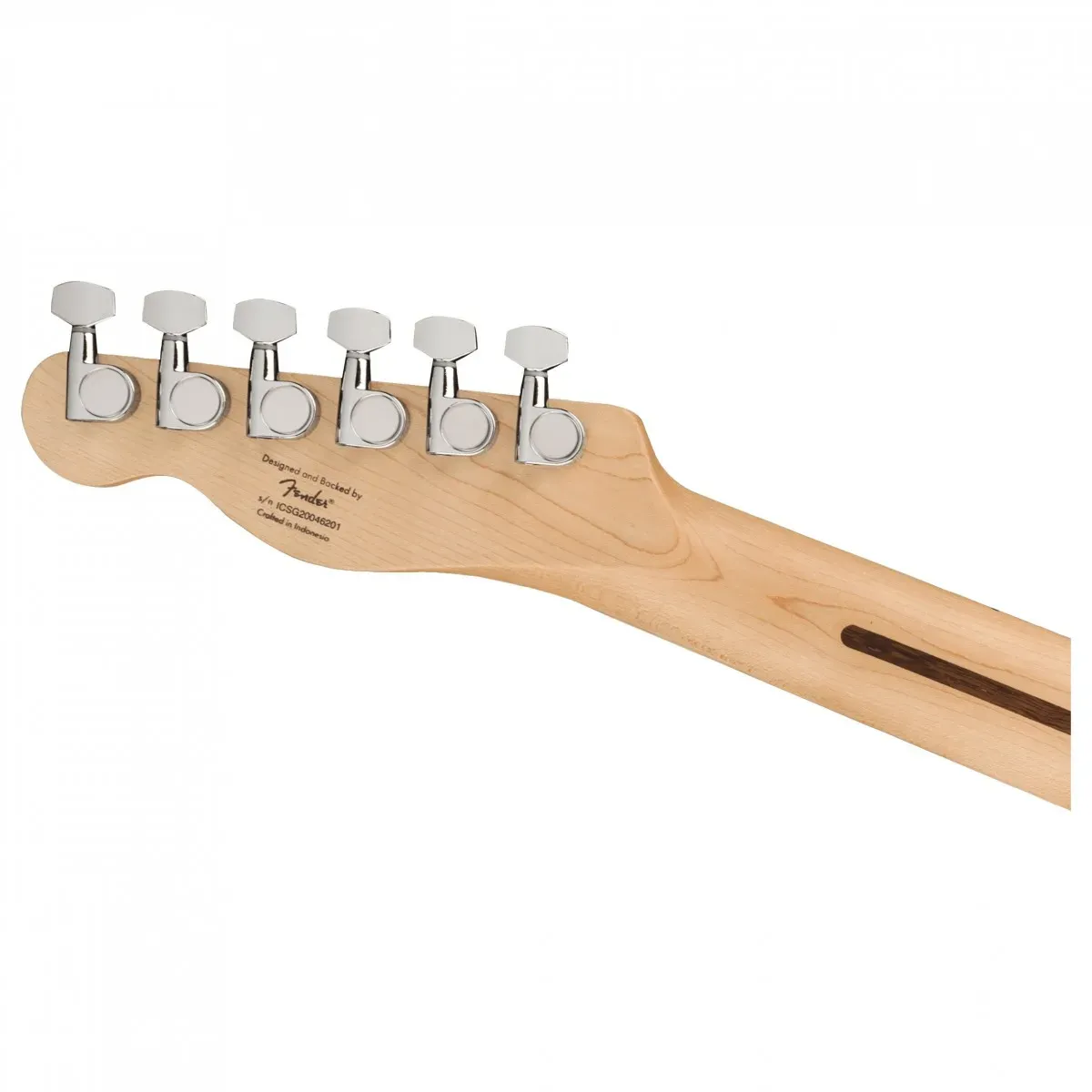 Fender Squier FSR Bullet Telecaster Maple Fingerboard, Black Pickguard - Olympic White — view 5