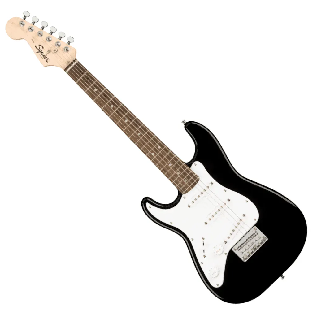 Fender Squier Mini Stratocaster Electric Guitar Left-Hand - Black — view 2
