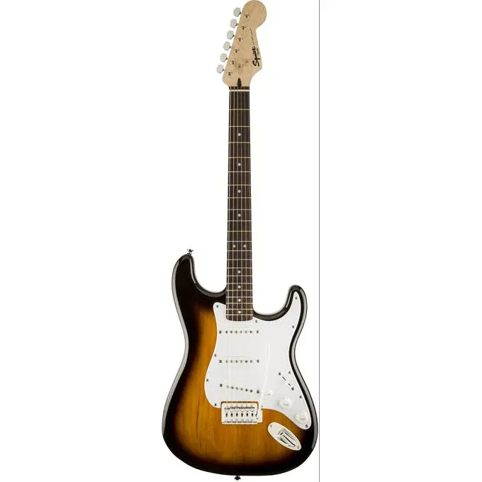 Fender Squier Bullet Stratocaster Electric Guitar – Hardtail – Brown Sunburst — view 2