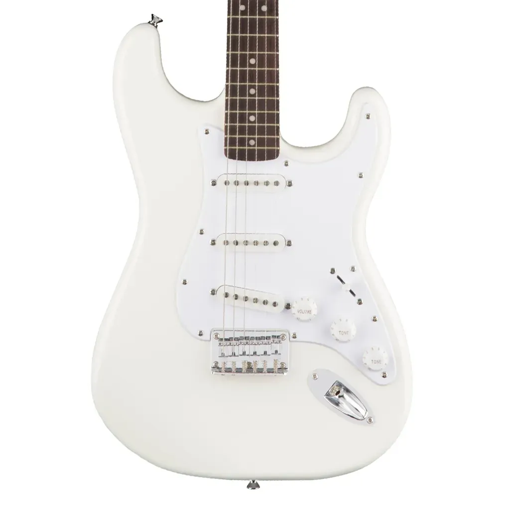 Fender Squier Bullet Stratocaster Electric Guitar – Hardtail – Arctic White — view 1