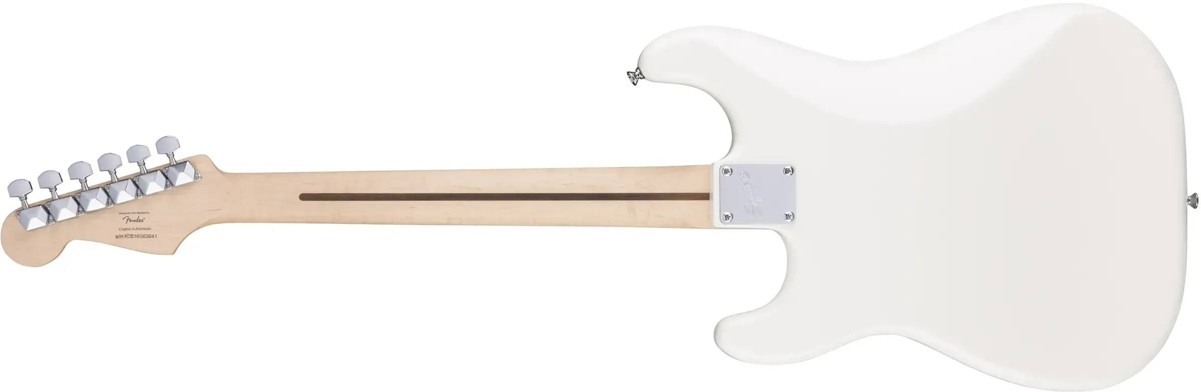 Fender Squier Bullet Stratocaster Electric Guitar – Hardtail – Arctic White — view 3