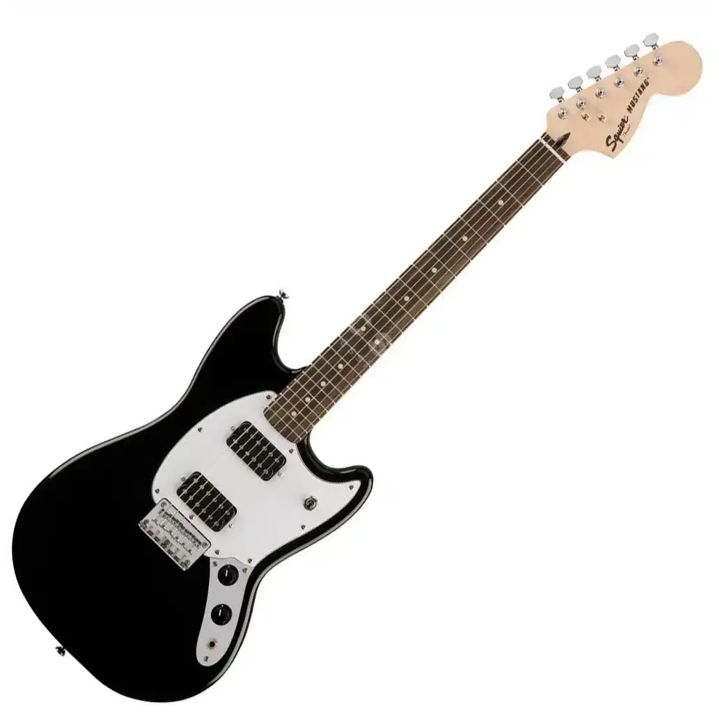 Fender Squier Bullet Mustang HH Electric Guitar – Black — view 2