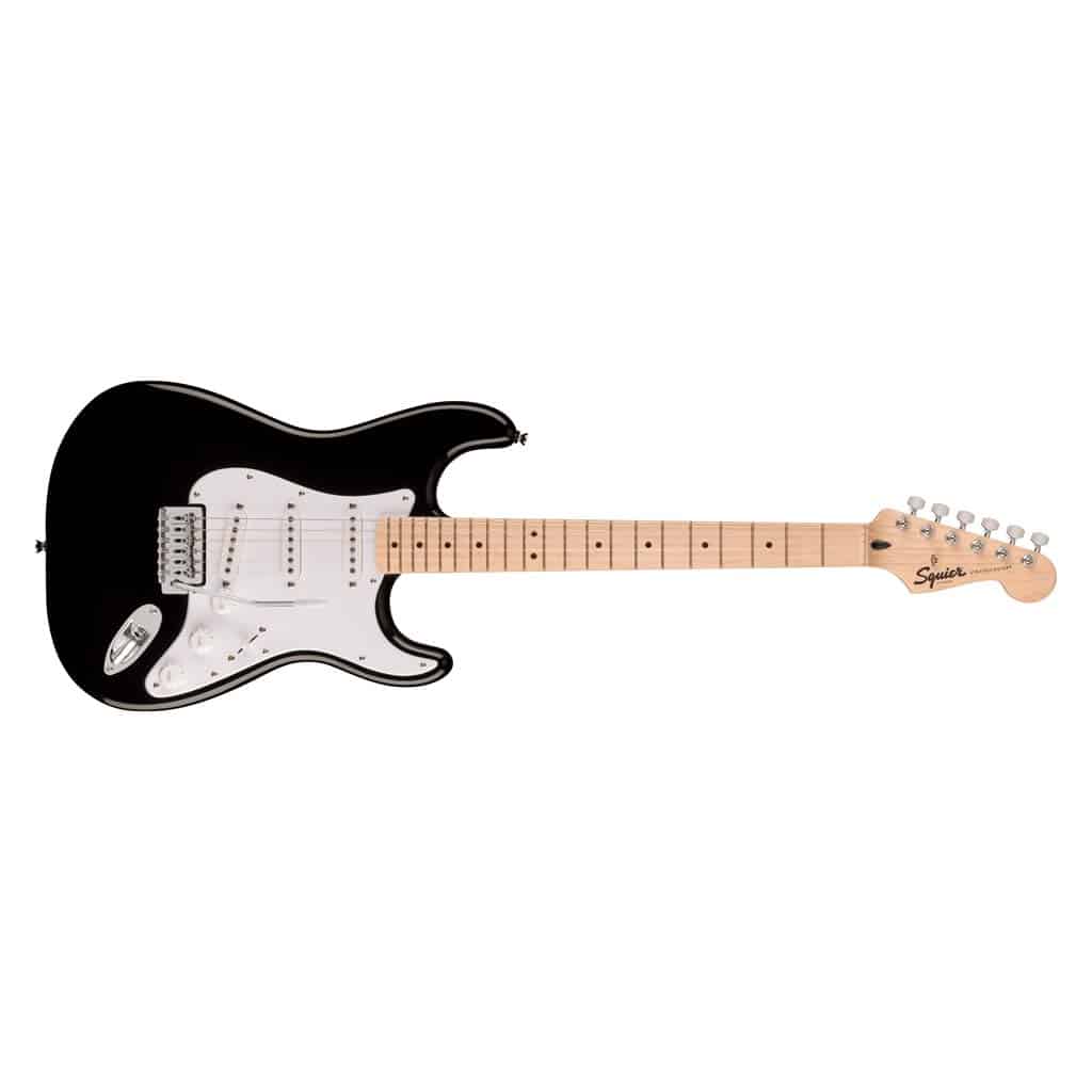 Fender Squier Sonic Stratocaster Electric Guitar – Black — view 2