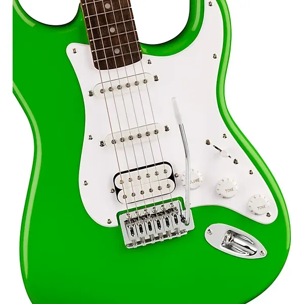 Fender Squier Sonic Stratocaster Electric Guitar - Lime Green — view 4