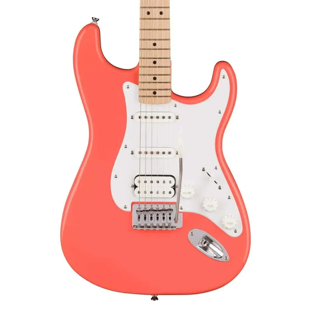 Fender Squier Sonic Stratocaster HSS Electric Guitar - Tahitian Coral