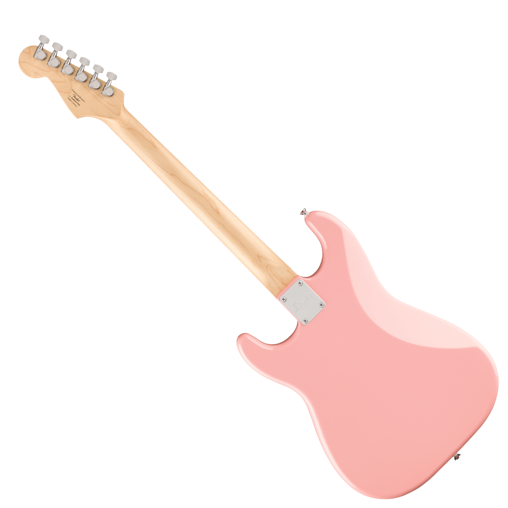 Fender Squier FSR Sonic Stratocaster HT – Maple Fingerboard – Shell Pink — view 3