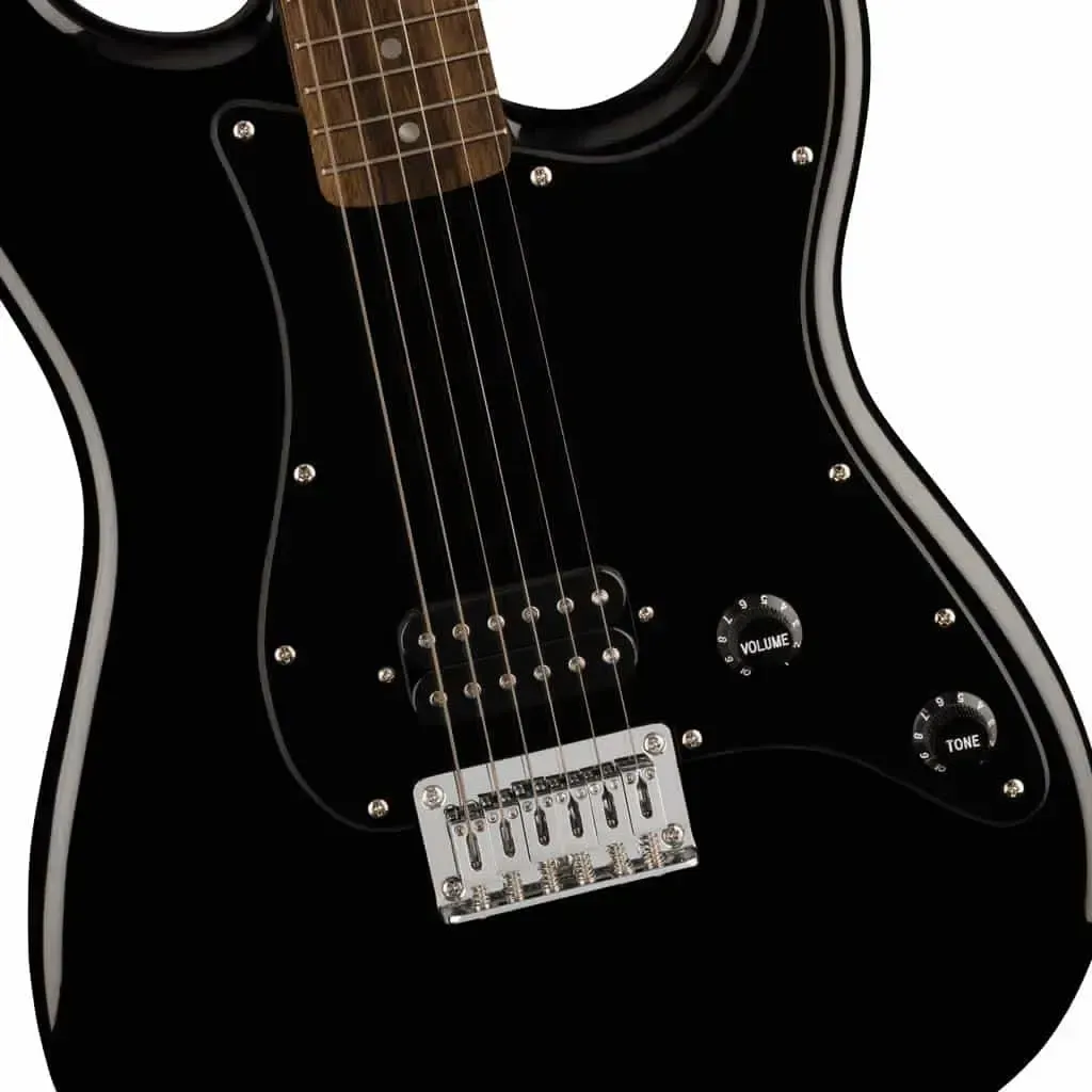 Fender Squier Sonic Stratocaster Electric Guitar - Black — view 4