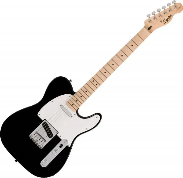 Fender Squier Sonic Telecaster Electric Guitar – Black — view 2