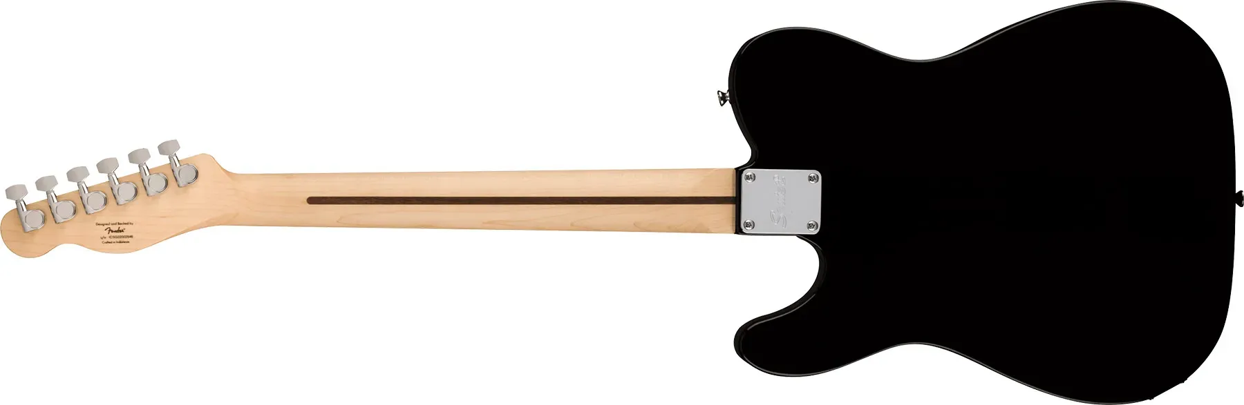 Fender Squier Sonic Telecaster Electric Guitar – Black — view 3
