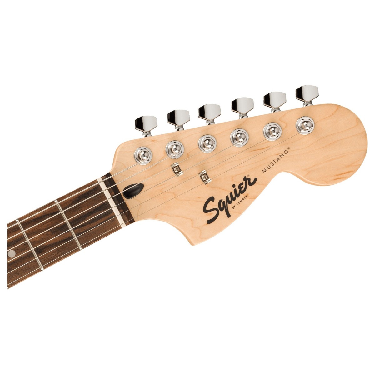Fender Squier Sonic Mustang HH Electric Guitar – Black – Laurel Fingerboard — view 4
