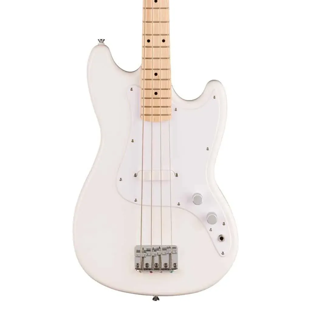 Fender Squier Sonic Bronco Bass Guitar - Arctic White — view 1