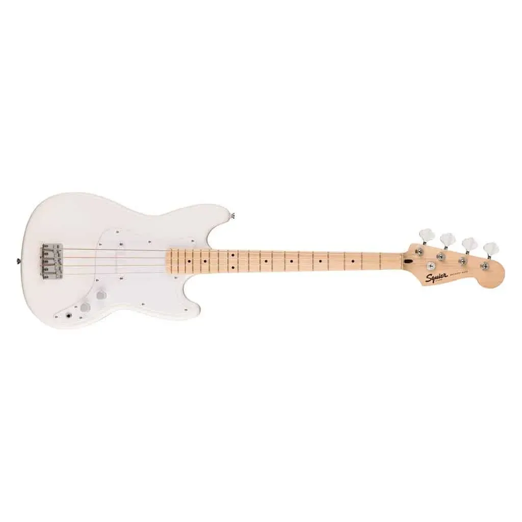 Fender Squier Sonic Bronco Bass Guitar - Arctic White — view 2