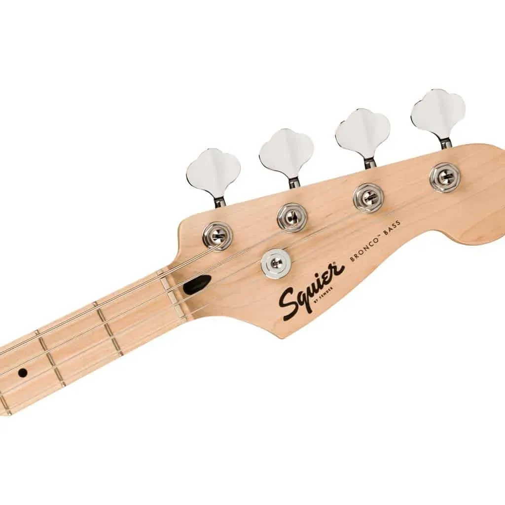 Fender Squier Sonic Bronco Bass Guitar - Arctic White — view 5