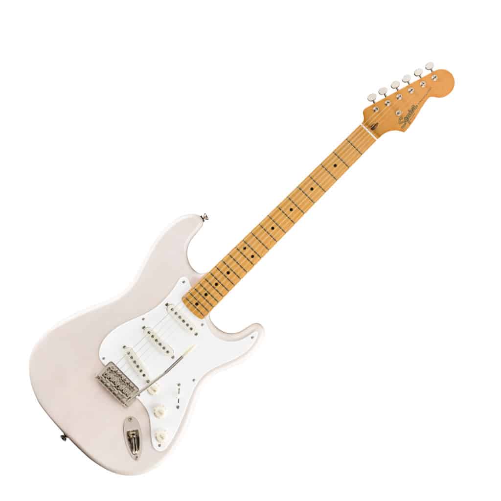 Fender Squier Classic Vibe ’50s Stratocaster Electric Guitar – White Blonde — view 2