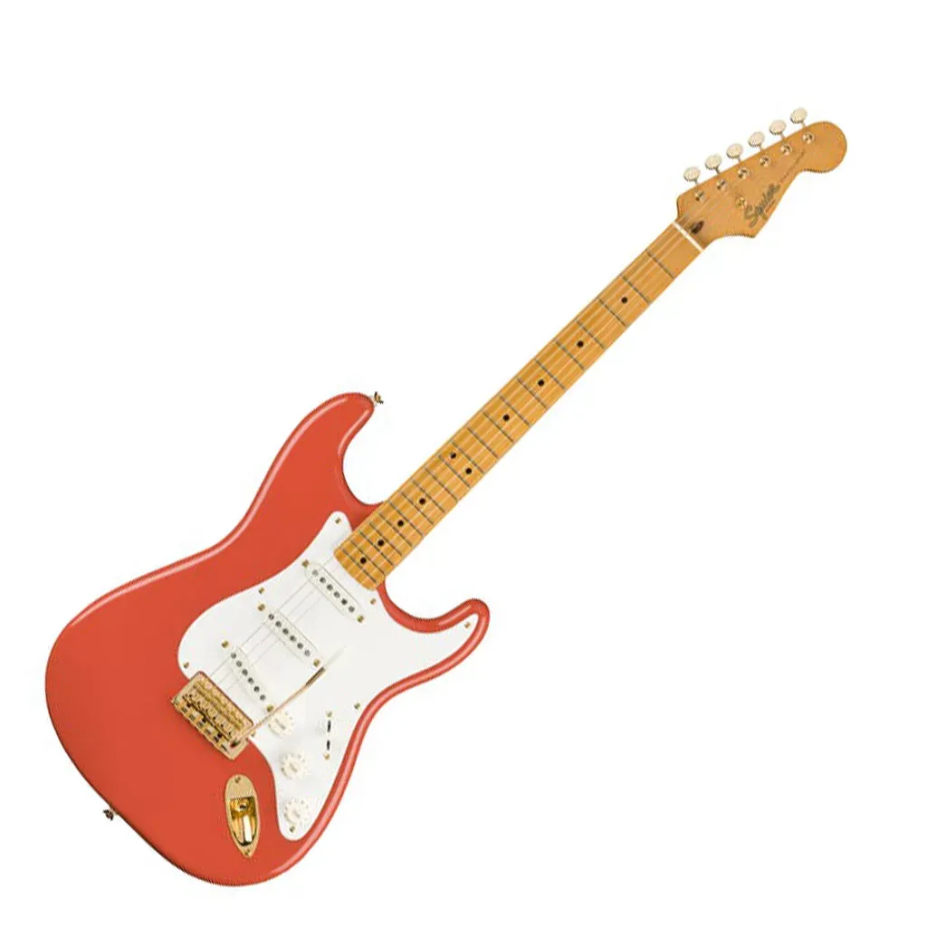 Fender Squier FSR Classic Vibe 50s Stratocaster – Maple Fretboard – Fiesta Red — view 5