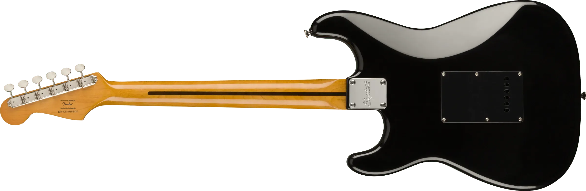 Fender Squier FSR Classic Vibe '50s Stratocaster Electric Guitar - Black — view 3