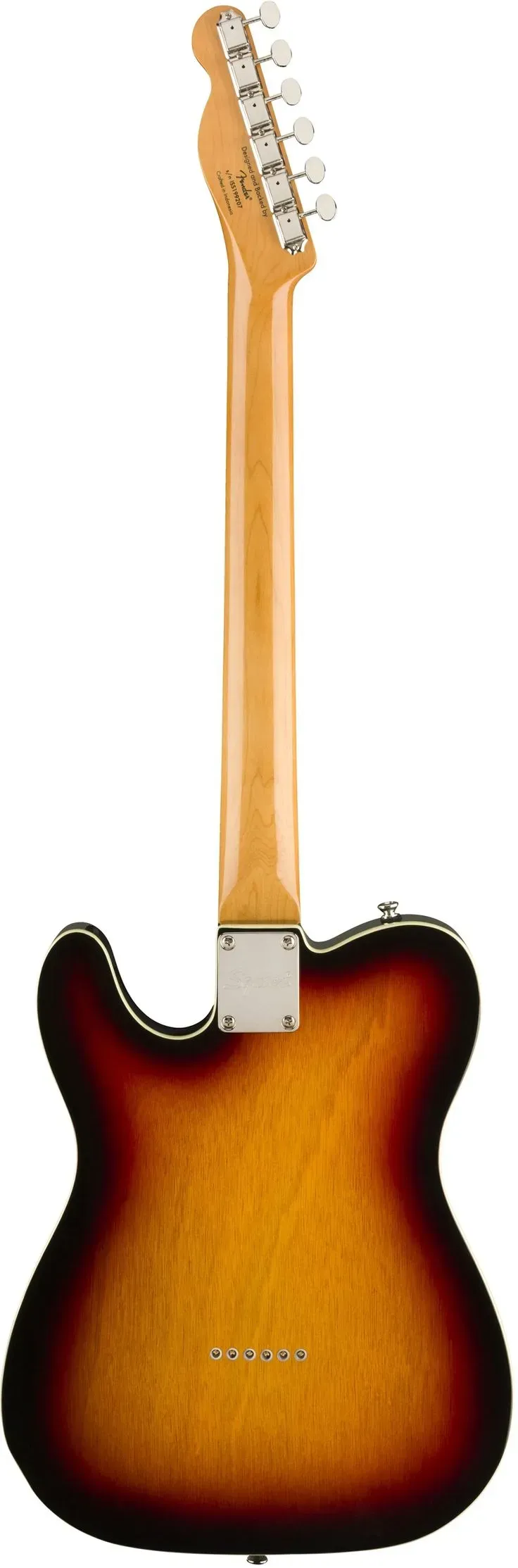 Fender Squier Classic Vibe '70s Telecaster Custom - 3-Tone Sunburst — view 3