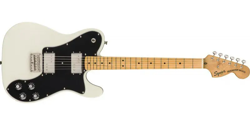 Fender Squier Classic Vibe '70s Telecaster Deluxe - Olympic White — view 2