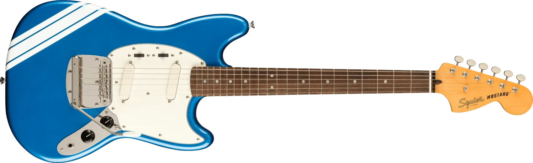 Fender Squier Classic Vibe ‘60s FSR Competition Mustang - Lake Placid Blue Guitar — view 2