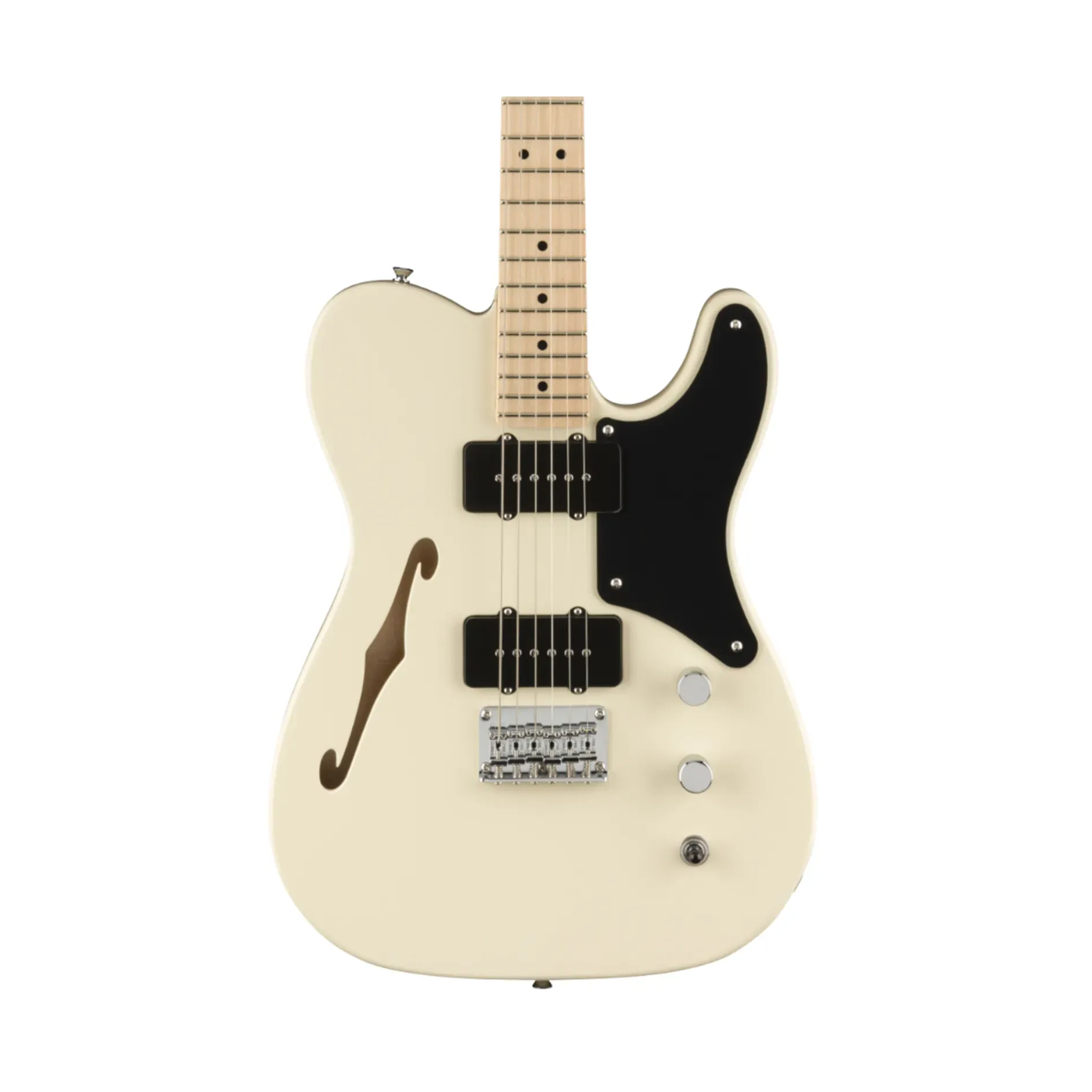 Fender Squier Paranormal Cabronita Thinline Telecaster - Olympic White — view 1