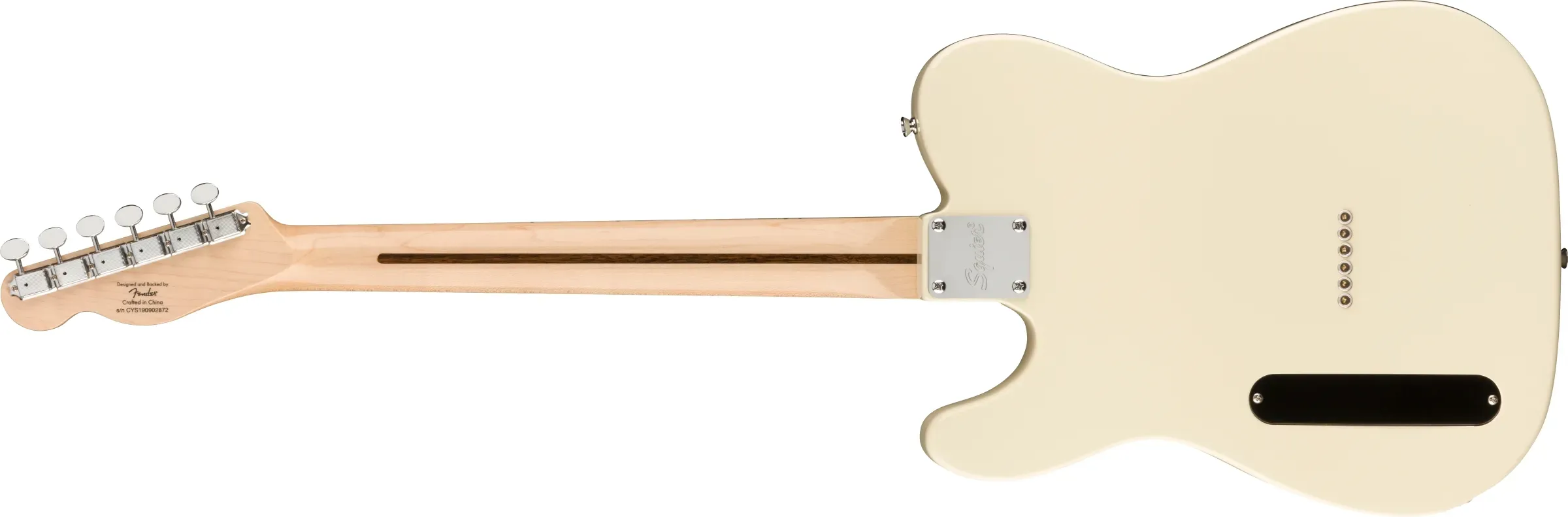 Fender Squier Paranormal Cabronita Thinline Telecaster - Olympic White — view 3