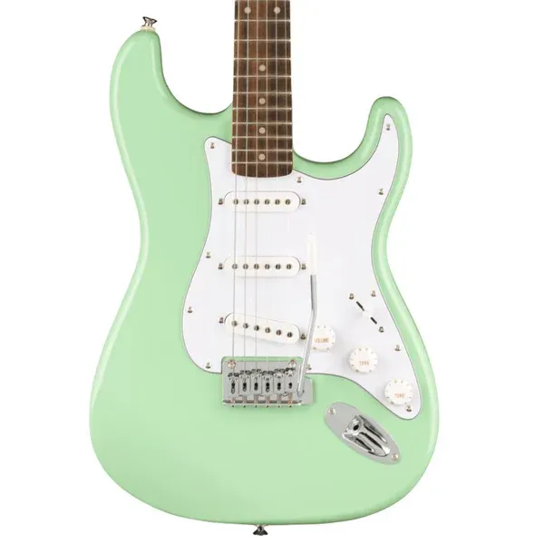 Fender Squier FSR Affinity Series Stratocaster Electric Guitar, Surf Green — view 1