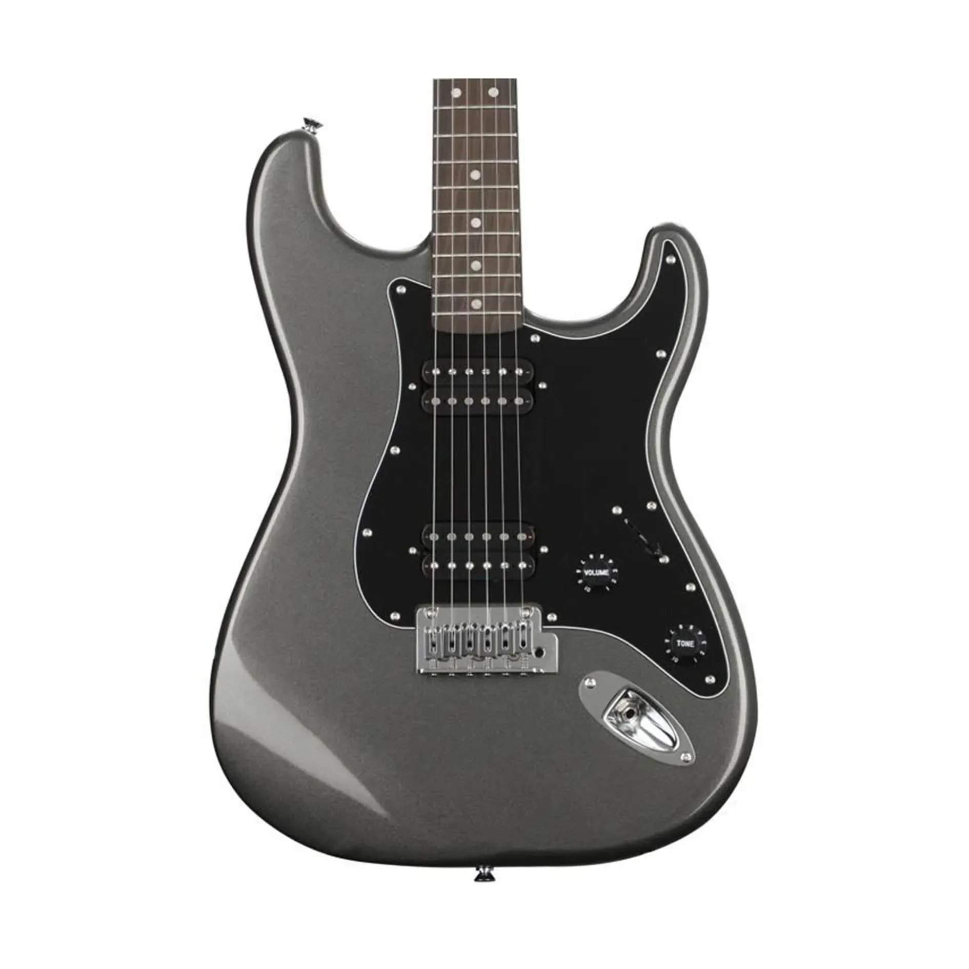 Fender Squier Affinity Series Stratocaster Electric Guitar - Charcoal Frost Metallic with Laurel Fingerboard — view 1