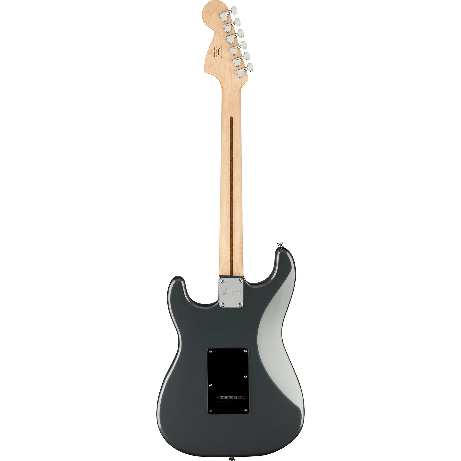 Fender Squier Affinity Series Stratocaster Electric Guitar - Charcoal Frost Metallic with Laurel Fingerboard — view 3