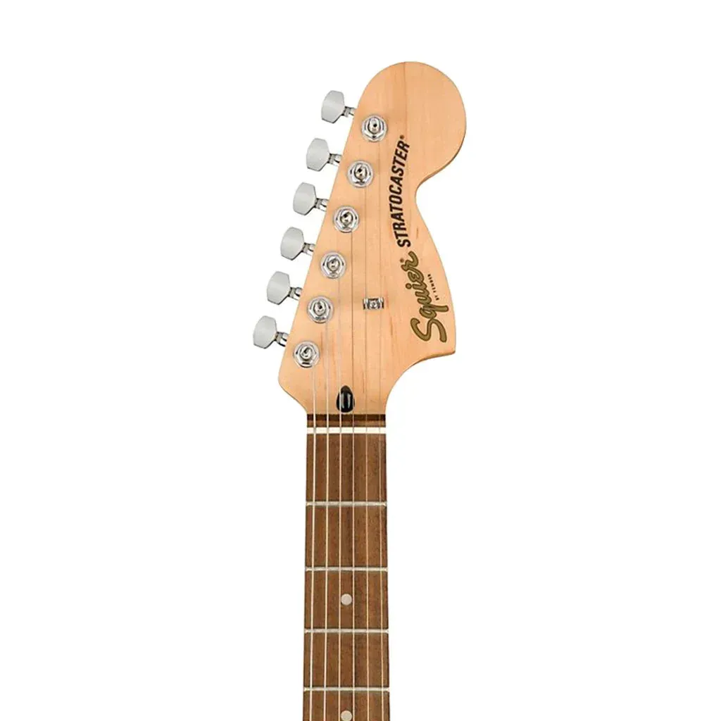 Fender Squier FSR Affinity Series HSS Stratocaster Electric Guitar, Laurel FB, Ice Blue Metallic — view 4