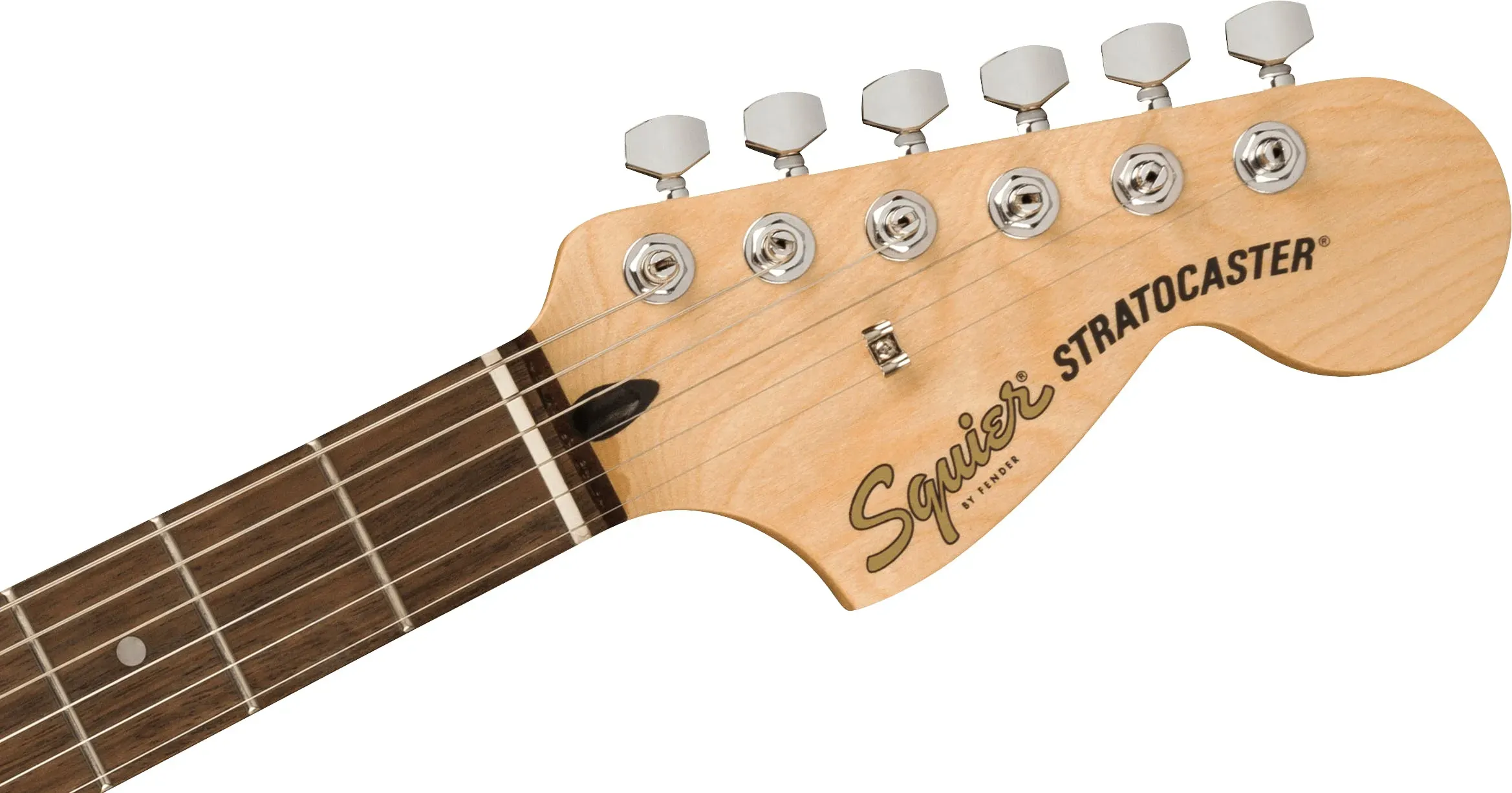 Fender Squier FSR Affinity Series Stratocaster HSS, Laurel Fingerboard, Black Pickguard, Silverburst — view 5