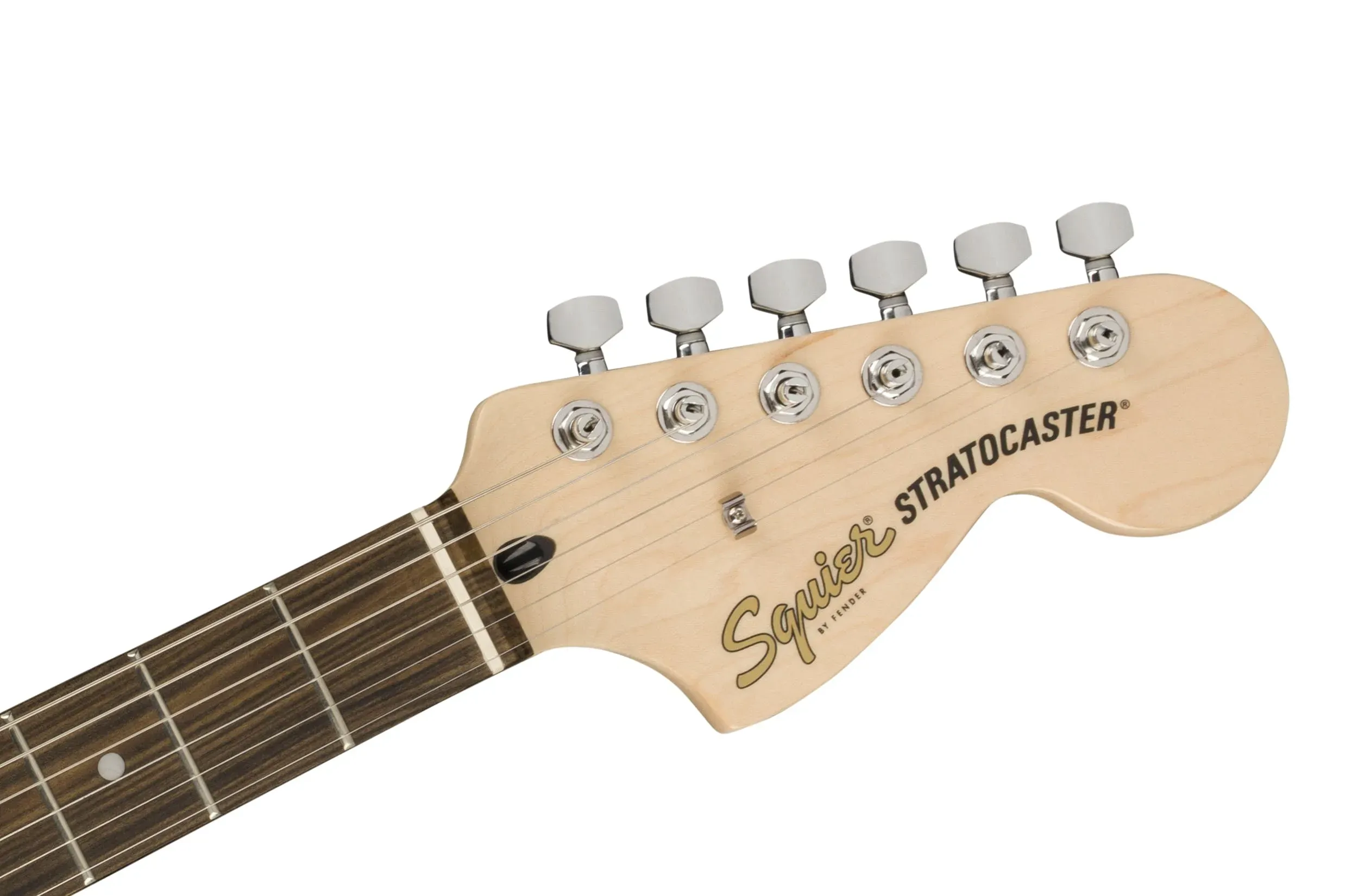 Fender Squier Affinity Stratocaster HSS Electric Guitar – Olympic White with Indian Laurel Fingerboard — view 5