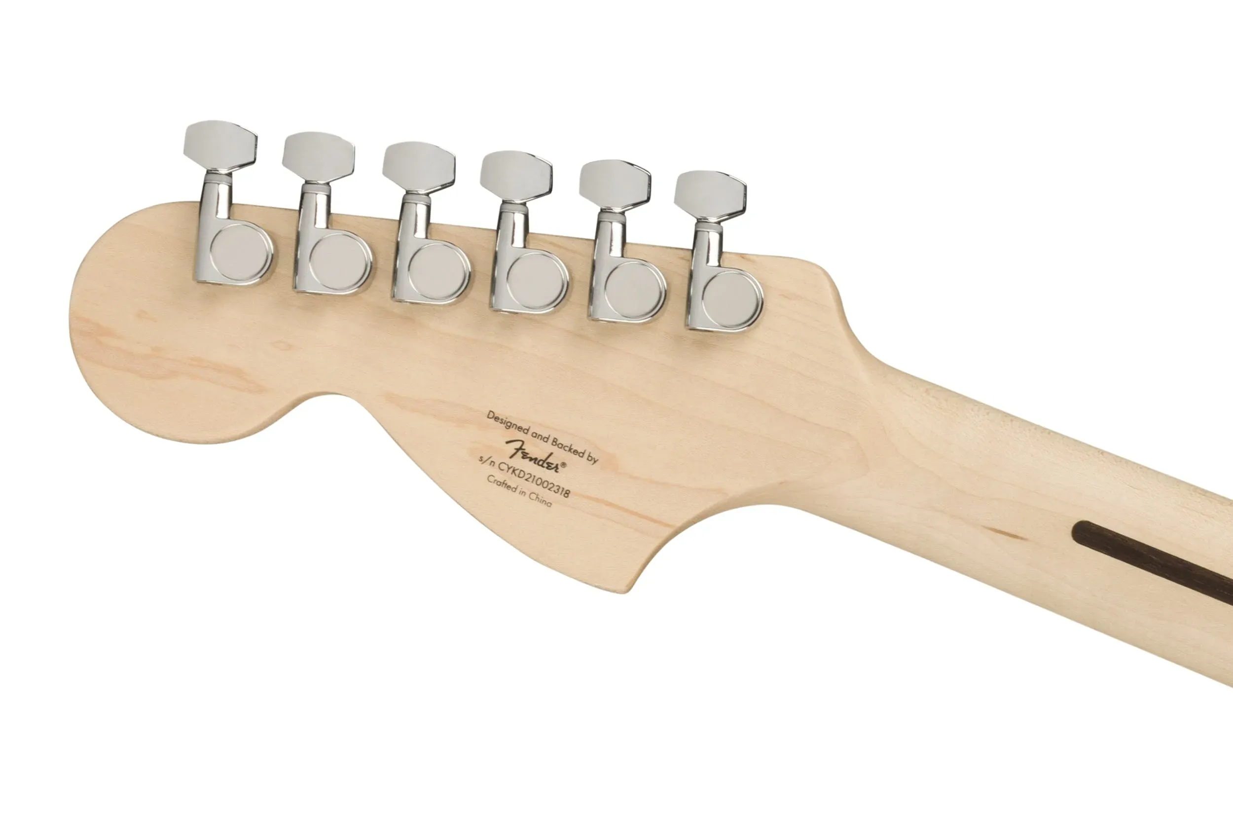 Fender Squier Affinity Stratocaster HSS Electric Guitar – Olympic White with Indian Laurel Fingerboard — view 6