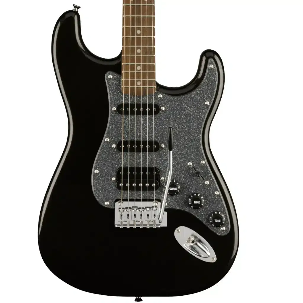 Fender Squier Affinity Stratocaster HSS Electric Guitar – Laurel Fretboard – Metallic Black — view 1