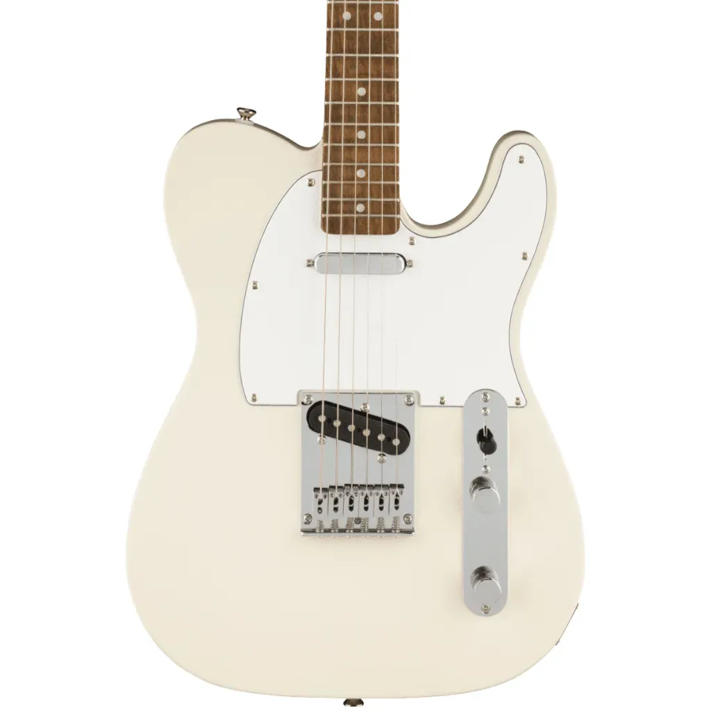 Fender Squier Affinity Series Telecaster Electric Guitar - Olympic White with Laurel Fingerboard