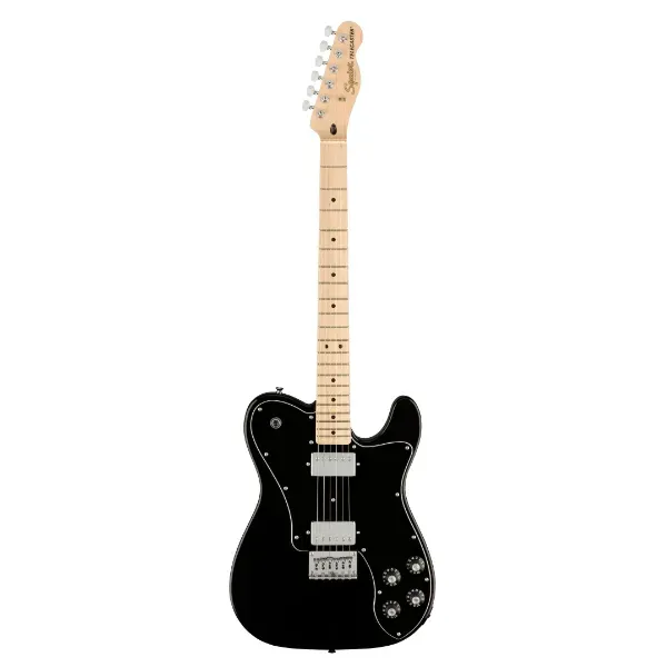 Fender Squier Affinity Series Telecaster Electric Guitar - Black — view 2