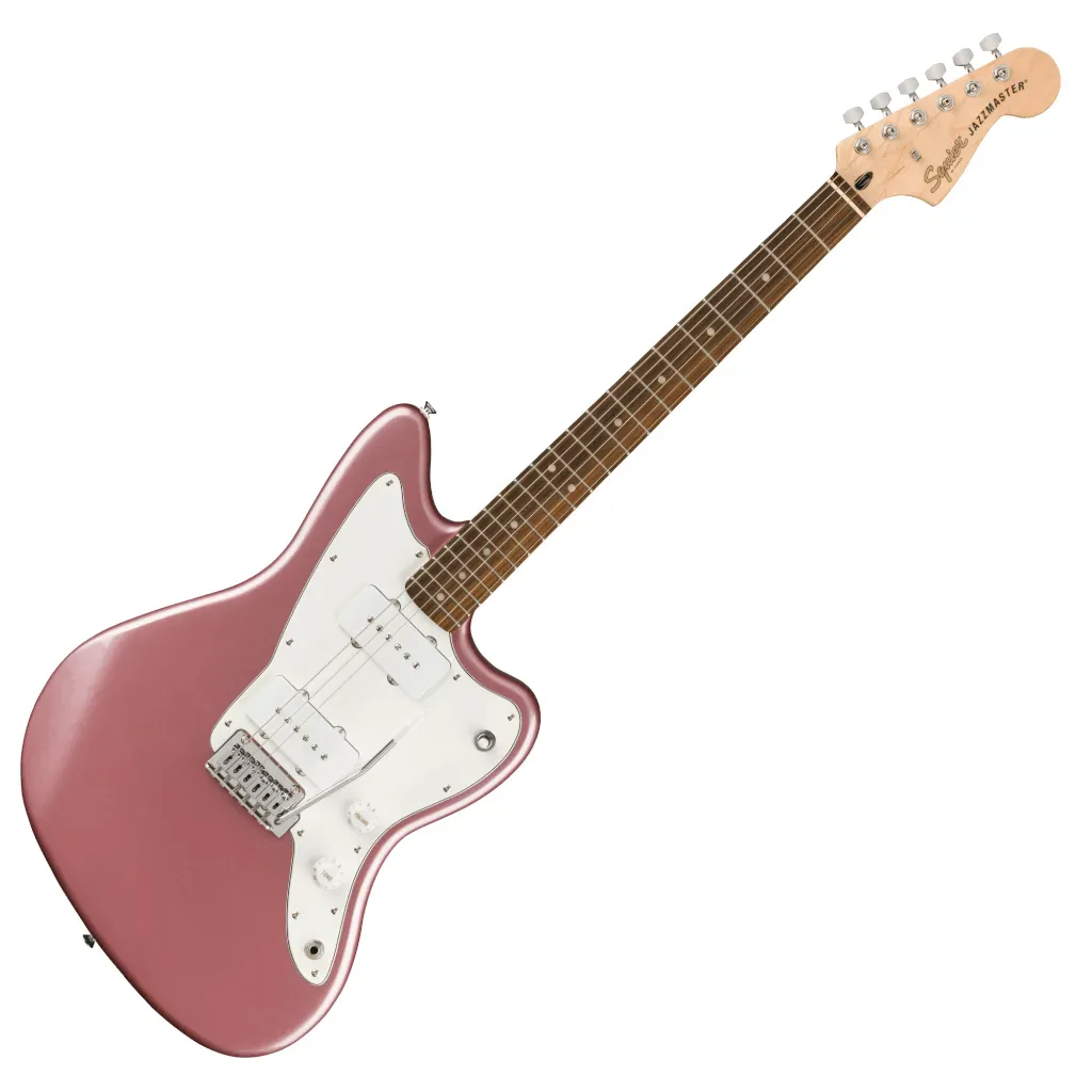 Fender Squier Affinity Series Jazzmaster – Burgundy Mist with Laurel Fingerboard — view 2