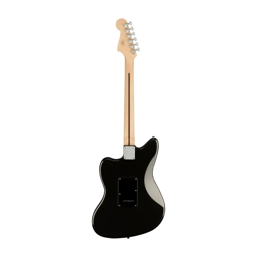 Fender Squier FSR Affinity Series Jazzmaster Electric Guitar Metallic - Black w/ Black Pickguard — view 3