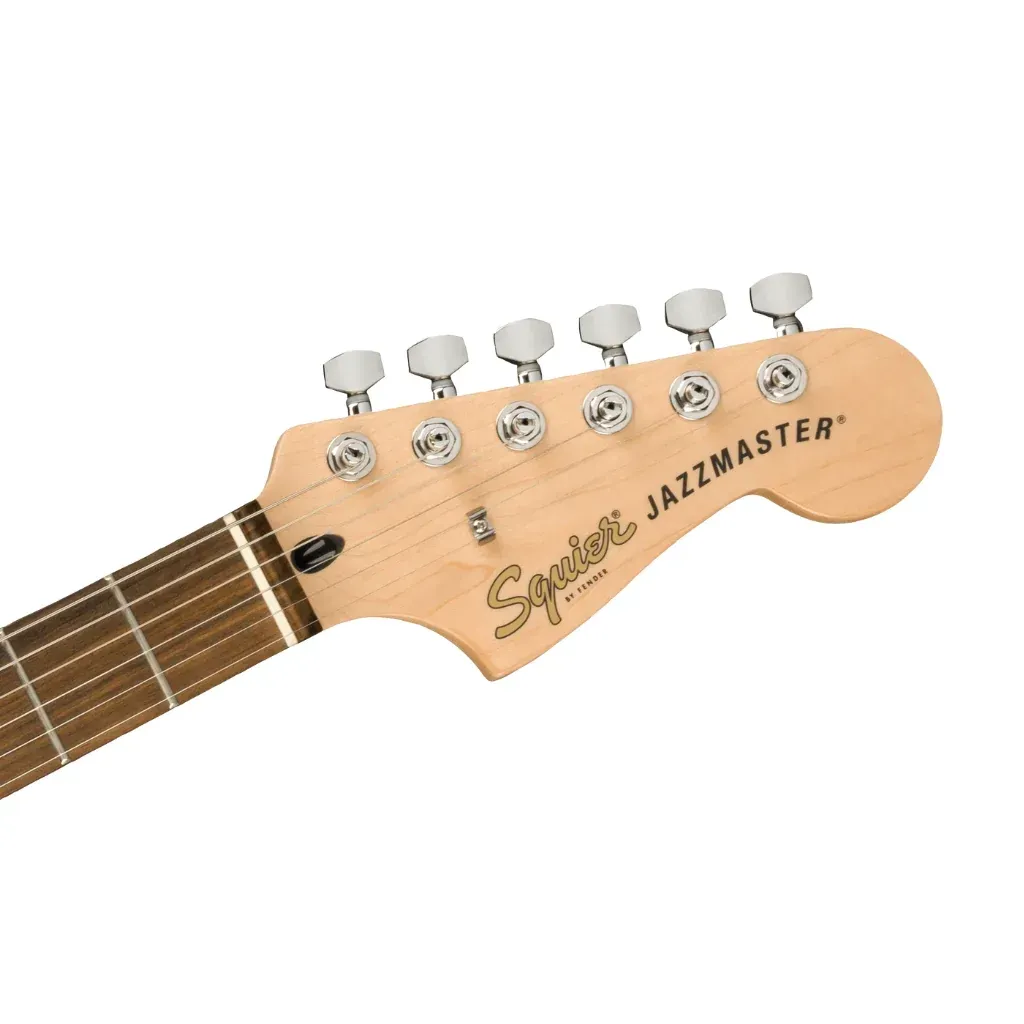 Fender Squier FSR Affinity Series Jazzmaster Electric Guitar Metallic - Black w/ Black Pickguard — view 4
