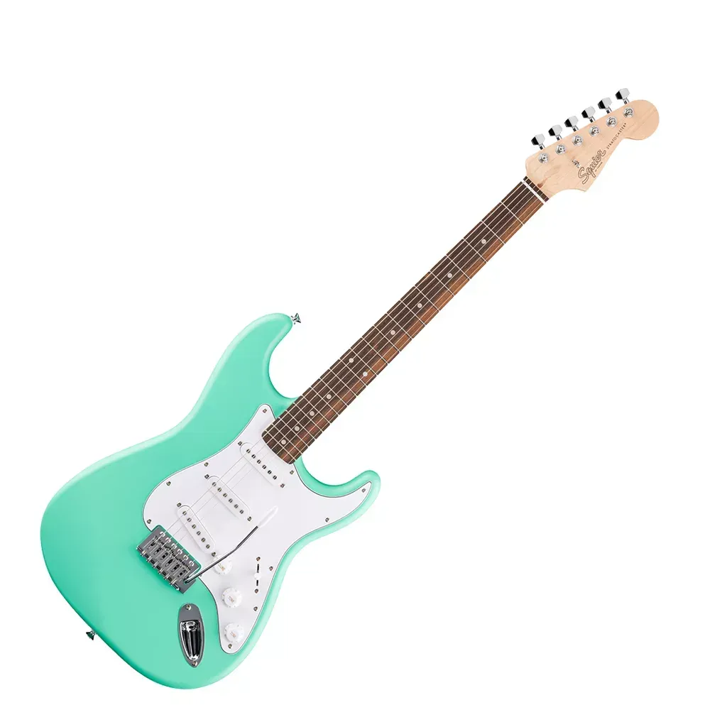 Squier by Fender Debut Stratocaster® Electric Guitar – Laurel Fingerboard – Sea Foam Green — view 4