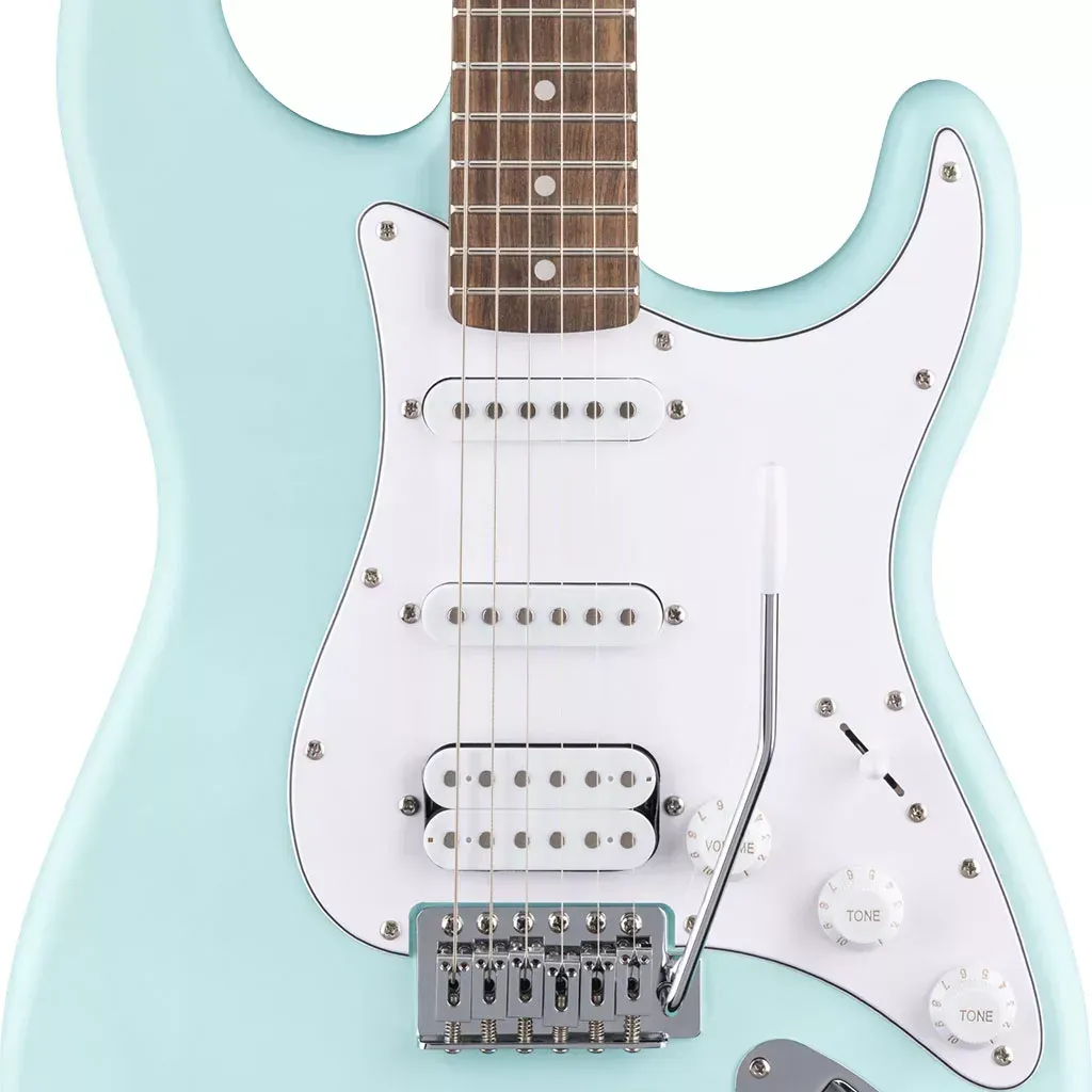 Stratocaster® HSS Electric Guitar – Laurel Fingerboard – Daphne Blue — view 3