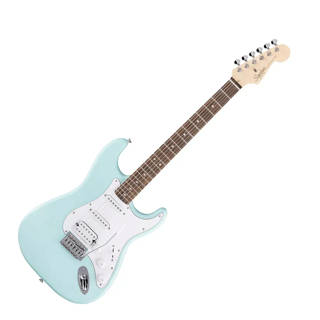 Stratocaster® HSS Electric Guitar – Laurel Fingerboard – Daphne Blue — view 4