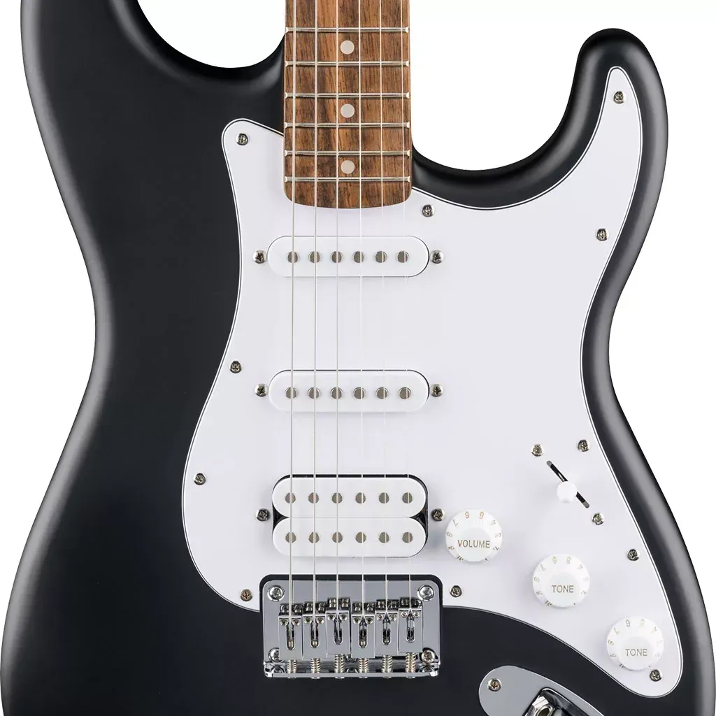 Fender Squier Debut Stratocaster HSS Electric Guitar – Black — view 2